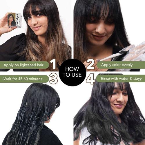 Onyx Black Semi-Permanent Hair Color