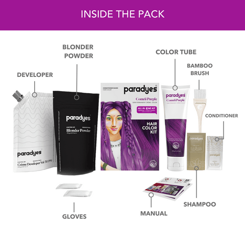 Comrii Purple + Lighten Up! Bleach Pack