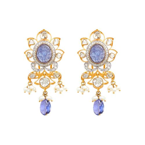 Chameli Polki Stud Earrings