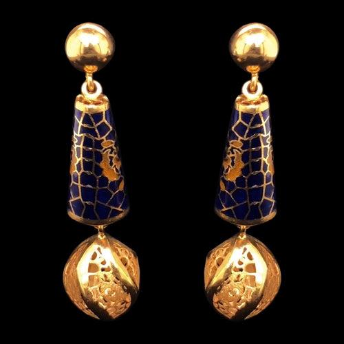 Vibrant Gold Earrings