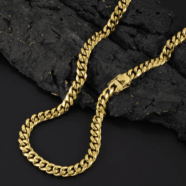 Raplock Titanium Cuban Chain -  8 MM