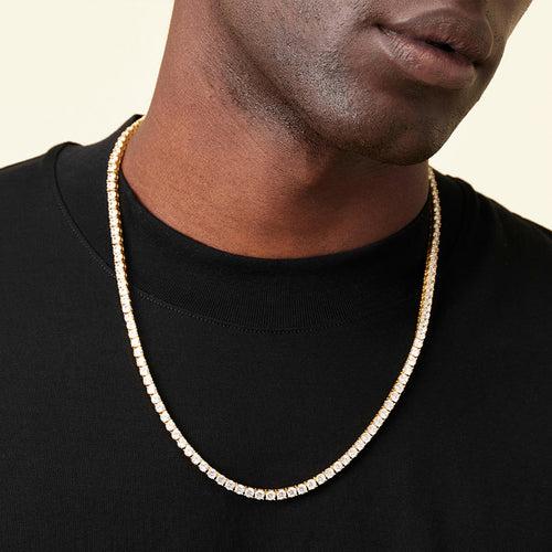 TENNIS CHAIN (GOLD) 4MM