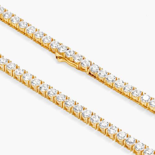 TENNIS CHAIN (GOLD) 4MM