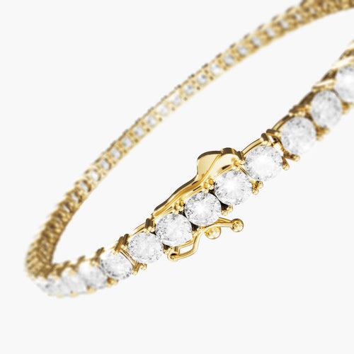 TENNIS CHAIN BRACELET (GOLD) - 4MM