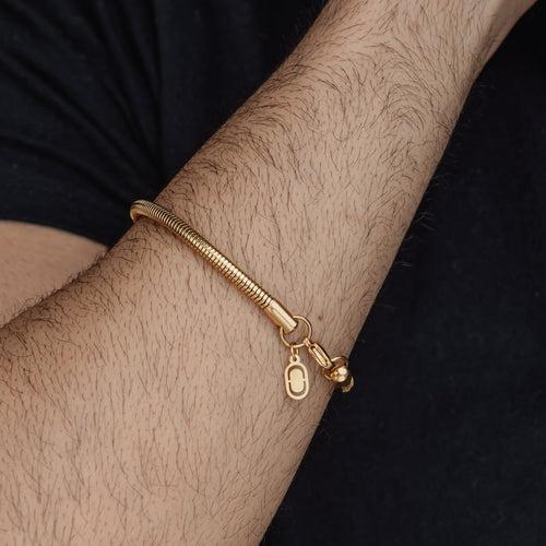 SNAKE BRACELET (GOLD) 4MM