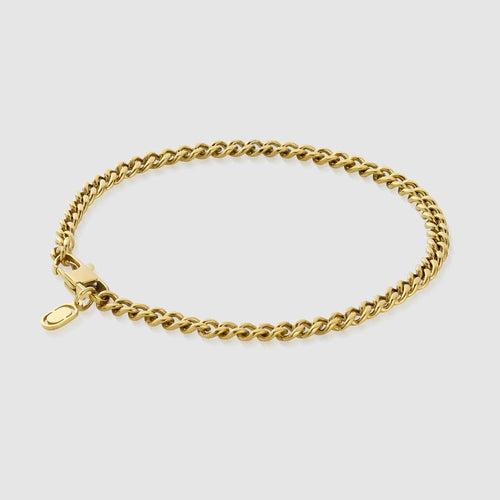 CUBAN BRACELET (GOLD) 4MM