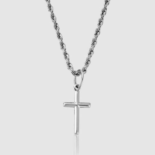 CROSS (SILVER) Pendant+ Chain