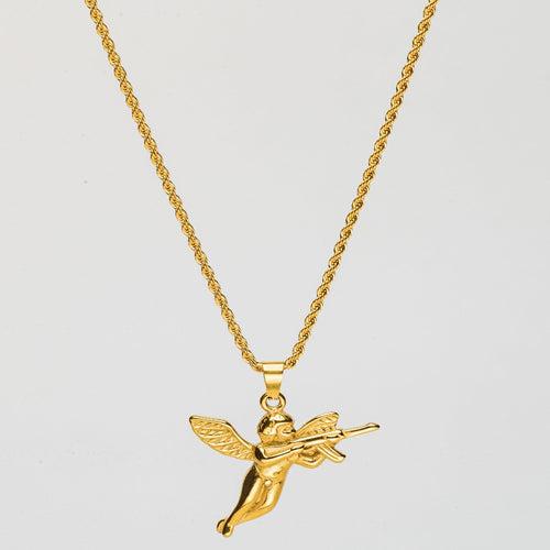 CUPID'S REVENGE (GOLD) Pendant+ Chain