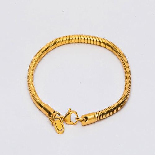 SNAKE BRACELET (GOLD) 4MM