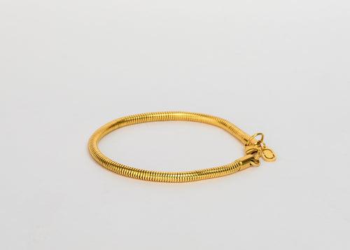 SNAKE BRACELET (GOLD) 4MM