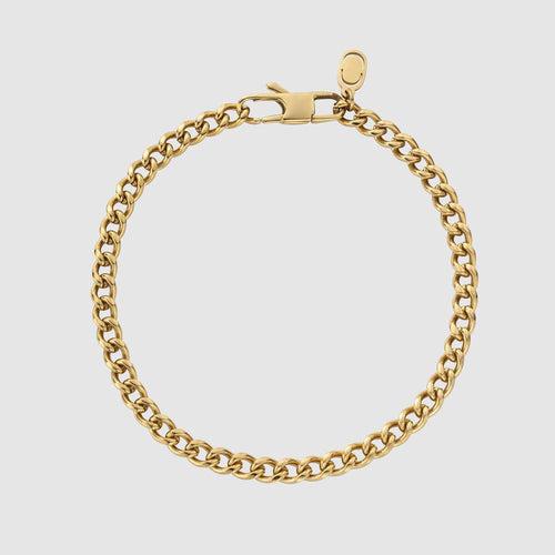 CUBAN BRACELET (GOLD) 4MM