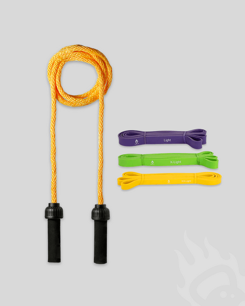 Weighted Rope and Pull up Band Set of 3