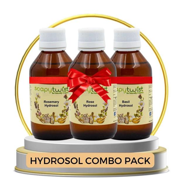 Rosemary | Rose | Basil Hydrosol Combo Pack