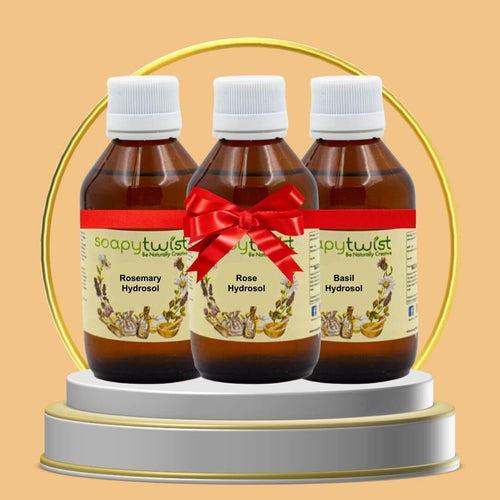 Rosemary | Rose | Basil Hydrosol Combo Pack