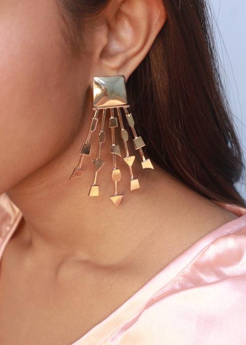 Brass - Kama Drop Earrings