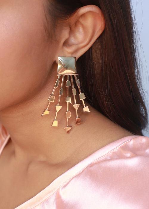 Brass - Kama Drop Earrings