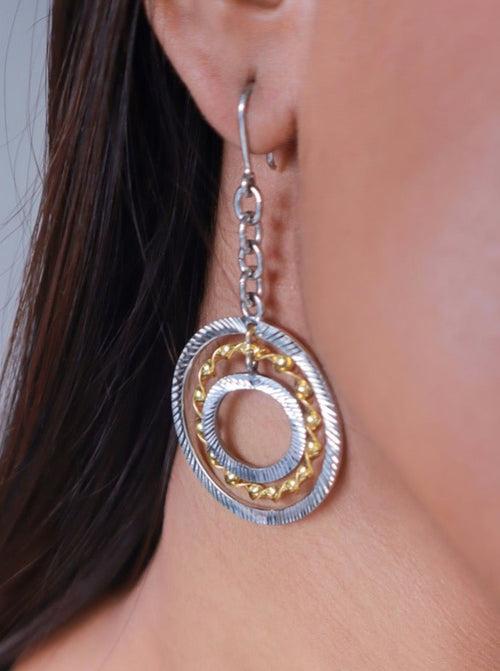 Silver - Rudra Earrings