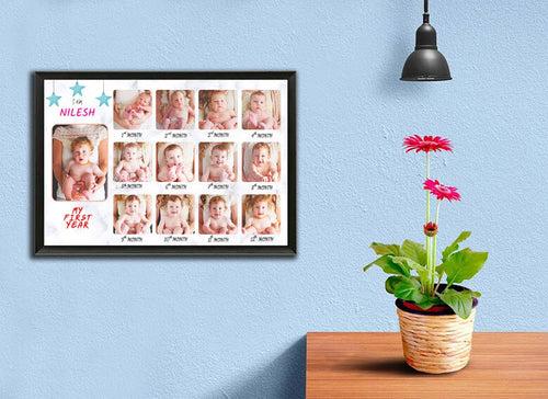 12 months Baby Photo Frame