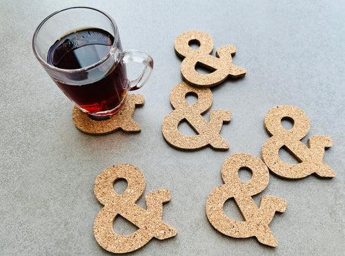 Natural Wooden Cork Coasters