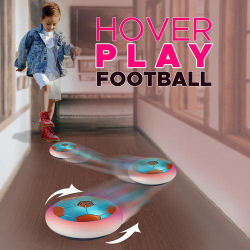 NHR_USB Rechargeable Battery Powered Hover Football Indoor Electric Floating Hover Ball | Soccer | Smart Air Football | Fun Game for Kids Toys for Boys and Girls Birthday Gift(Blue)