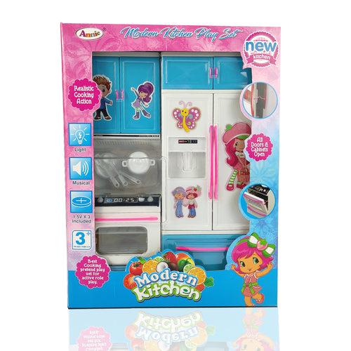 NHR 2-Door Station Kitchen Set with Lights and Music for Kids