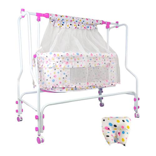 NHR Premium Baby Cradle with Mosquito Net (Choose Any Color)