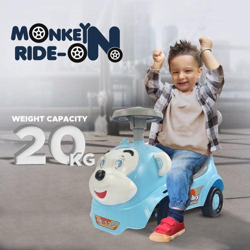 Dash Monkey Ride on Car for Kids 2 Years with Under Seat Storage (Choose Any Color)