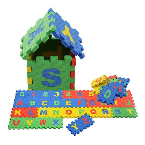 NHR CREATION ABC & Alpha-Numeric Floor Puzzle Block Game Thick Foam Play Mats for Kids