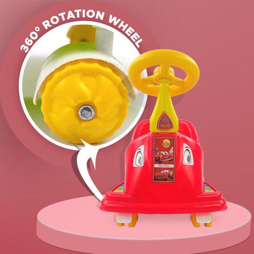 NHR Car-Style Baby Potty Seat with Wheels (Choose Any Color)