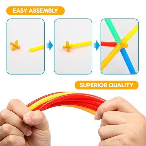 NHR Jumbo Pack Educational Assembly Straw & Bullet Building Blocks For Kids