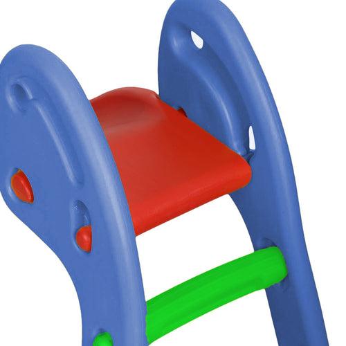 NHR Garden Slide for Kids - Foldable Slider with Tom & jerry Carton - Perfect Slides, Toys for Home, Indoor or Outdoor (1 to 5 Years, Blue)