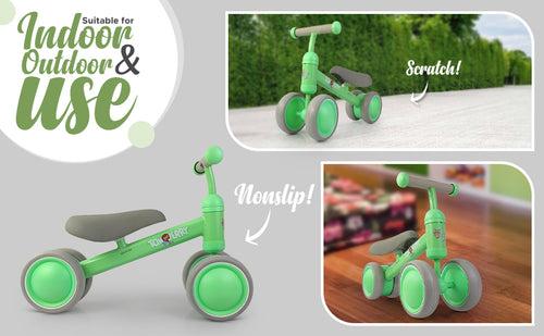 NHR Baby Mini Ride On Manual Push Bike for 12-36 Months (Choose Any Color)