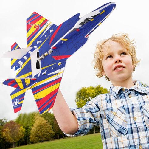 NHR Electric Airplane Toys - Electric Model Airplane USB Charging - Electric Aircraft Model Outdoor Toys for Kids Easy Flying Toys for Boys and Girls (Multicolour)