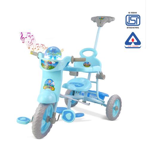 Dash Vega Musical Tricycle with Storage Basket and Lights Kid's (Choose Any Color)