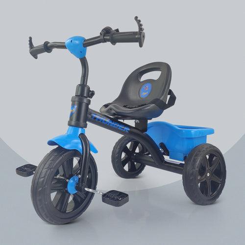 Dash Thunder 2-in-1 Kids Tricycle: Parental Handle, Back Rest (Choose Any Color)