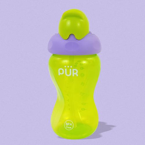 PUR 9811 Advanced Plus Wide Neck Feeding Bottle (5oz./150ml, Purple)