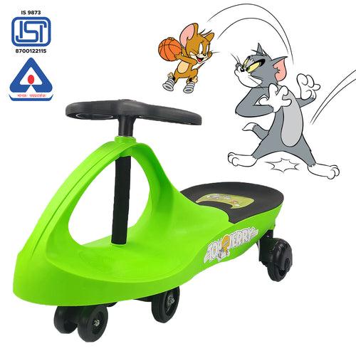 Nhr Tom & Jerry Magic Swing Car, Ride On for Kids with Scratch Free Wheels (Choose Any Color)