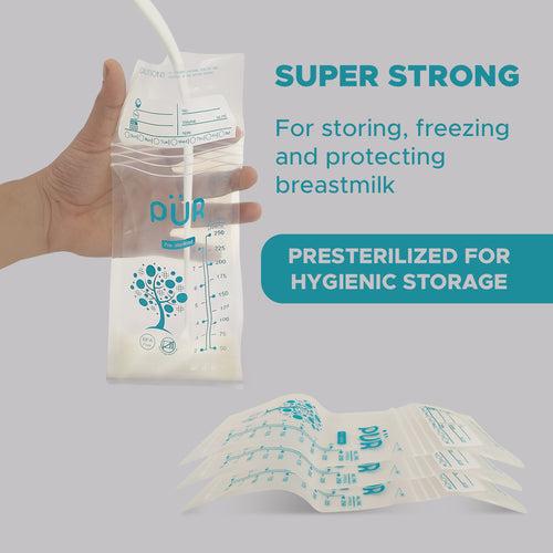 PUR Breast Milk Storage Bags (Pack of 50)