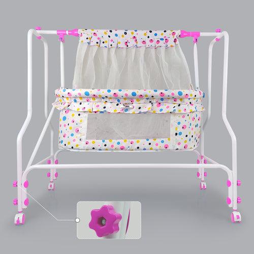 NHR Premium Baby Cradle with Mosquito Net (Choose Any Color)