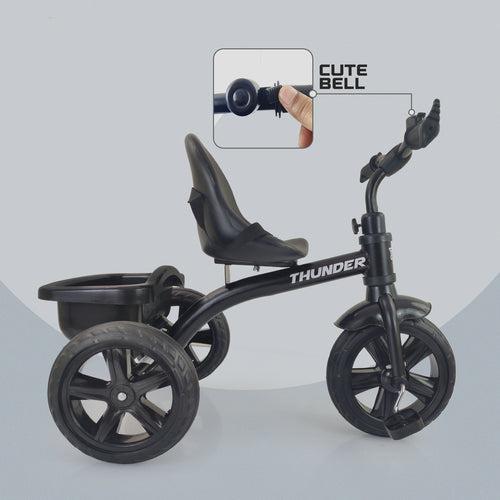 Dash Thunder 2-in-1 Kids Tricycle: Parental Handle, Back Rest (Choose Any Color)