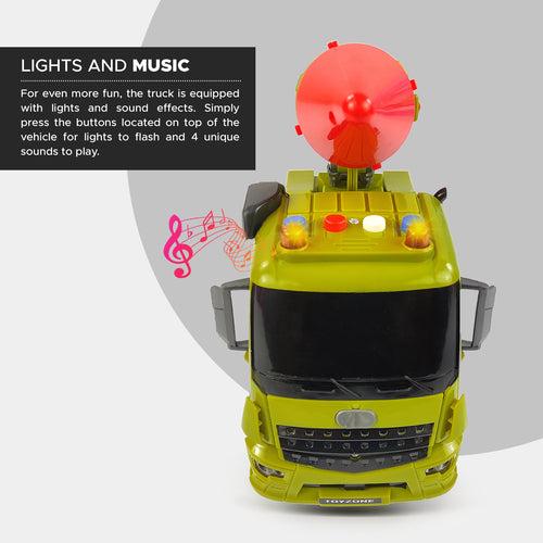 NHR Missile Launcher Army Truck Toy with Light & Music (Green)
