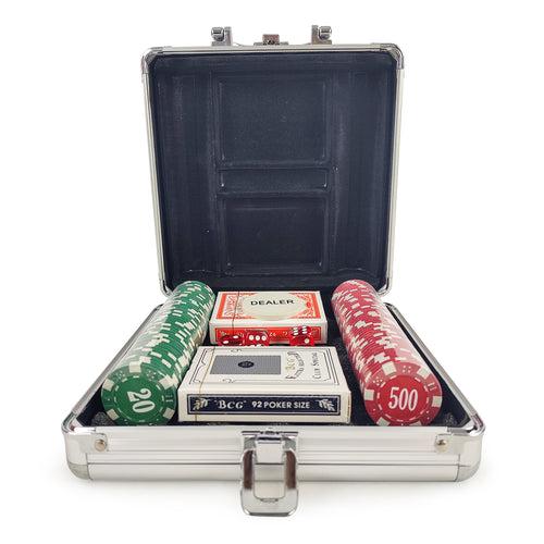 NHR Professional Casino-Grade Poker Set (Multicolor)