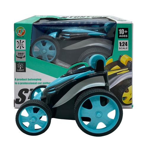 NHR Remote Control Stunt Car: 360° Rotating Rolling Electric Race Car (Choose any color)