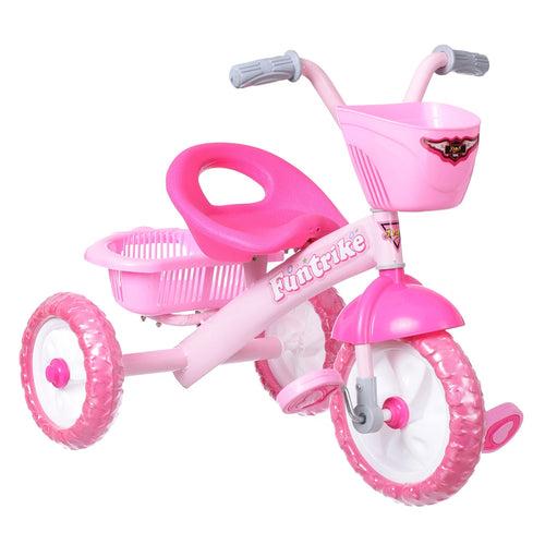 Dash Stylish Kids Tricycle: Backrest Seat, Storage Basket (Choose Any Color)