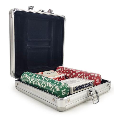 NHR Professional Casino-Grade Poker Set (Multicolor)