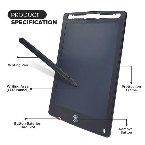 NHR LCD Portable Writing Tablet 8.5 Inch for Kids (Black)