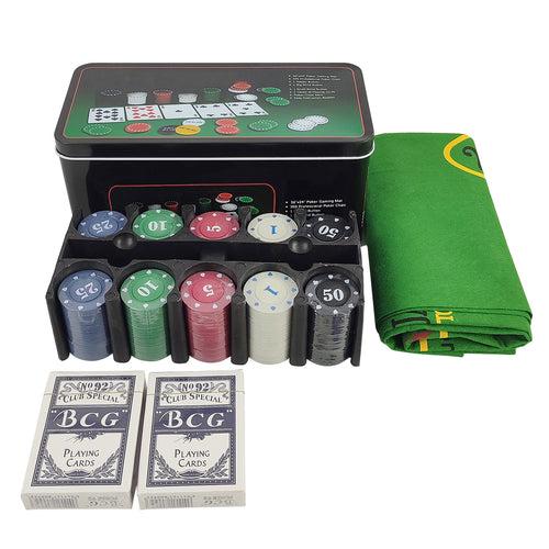 NHR Poker Chip Set with Tin Case