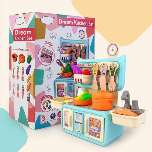 NHR Dream Kitchen Set: Interactive Playset, Product Accessories, Storage, Ages 3+