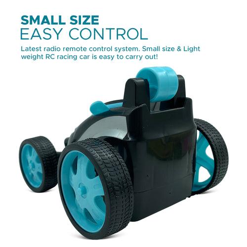 NHR Remote Control Stunt Car: 360° Rotating Rolling Electric Race Car (Choose any color)