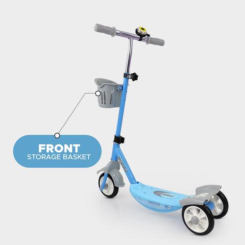 Dash Noddy Adjustable Height Kids Scooter for 3 to 6 Years (Choose Any Color)